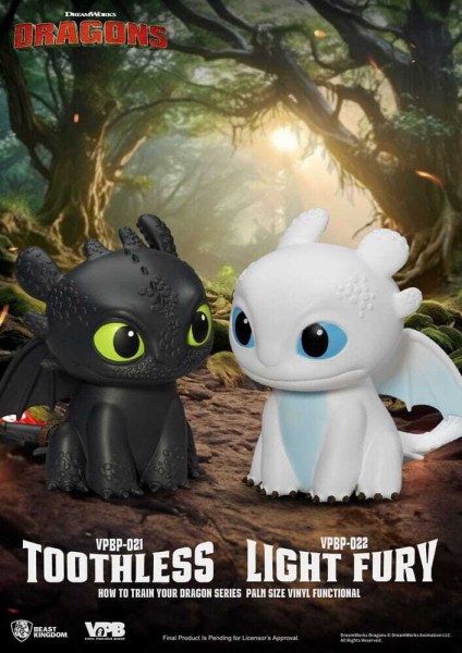 Dragons Piggy Bank piggy bank Light Fury 12 cm
