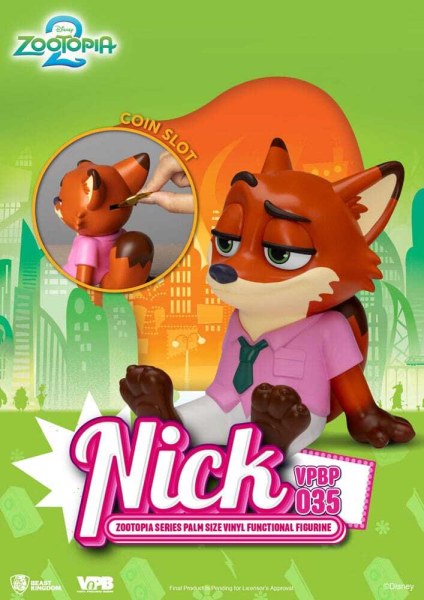 Zootopia Piggy Bank Nick Money Box 15 cm