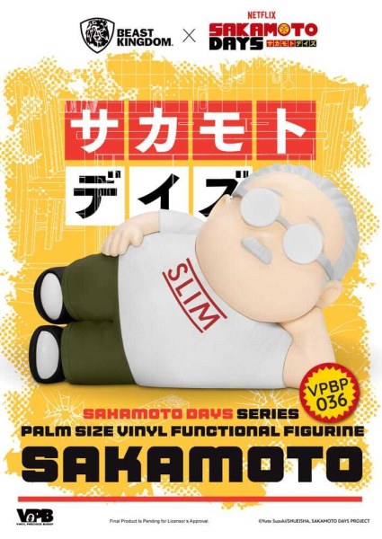 Sakamoto Days Piggy Bank money box Taro Sakamoto 14 cm