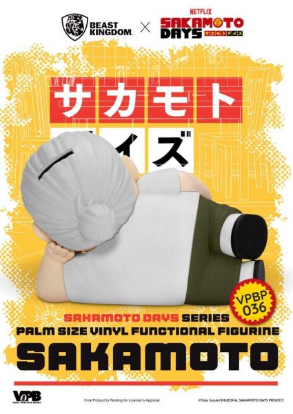 Sakamoto Days Piggy Bank money box Taro Sakamoto 14 cm