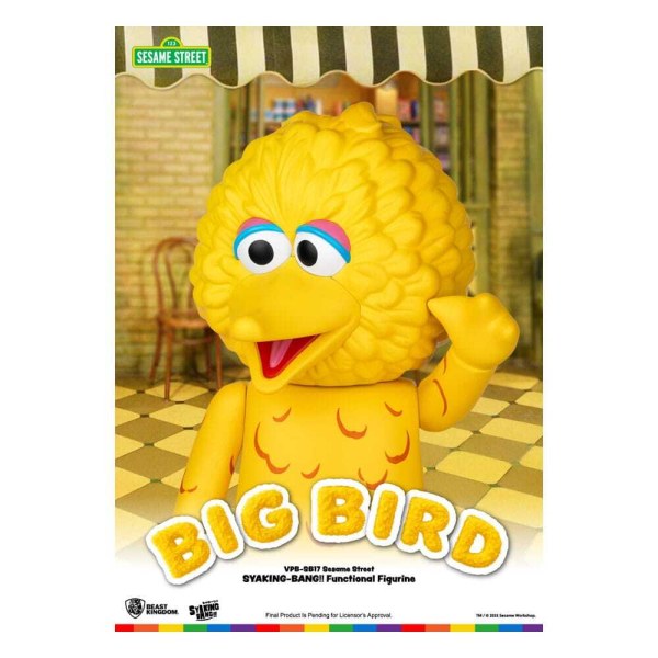 Sesame Street Syaking Bang Series Big Bird PVC Piggy Bank 49 cm