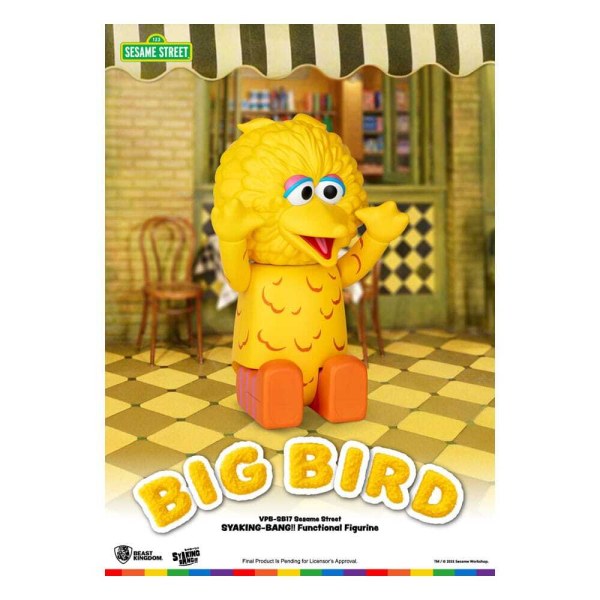 Sesame Street Syaking Bang Series Big Bird PVC Piggy Bank 49 cm