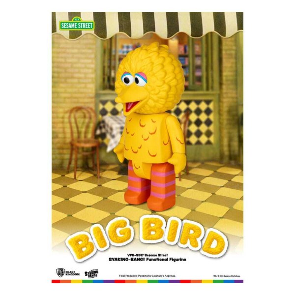 Sesame Street Syaking Bang Series Big Bird PVC Piggy Bank 49 cm