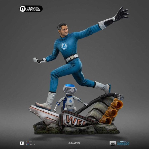 Fantastic Four statuette 1/10 Art Scale Mr. Fantastic and HERBIE 26 cm