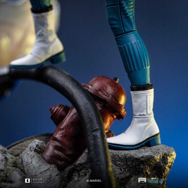 Fantastic Four statuette 1/10 Art Scale Invisible Woman and Franklin 28 cm