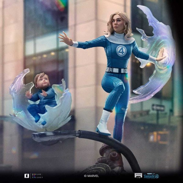 Fantastic Four statuette 1/10 Art Scale Invisible Woman and Franklin 28 cm