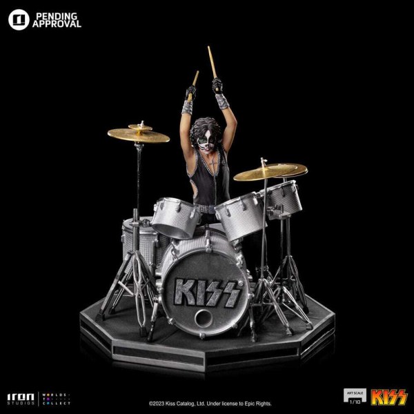 Kiss statuette Art Scale 1/10 Peter Criss Limited Edition 22 cm