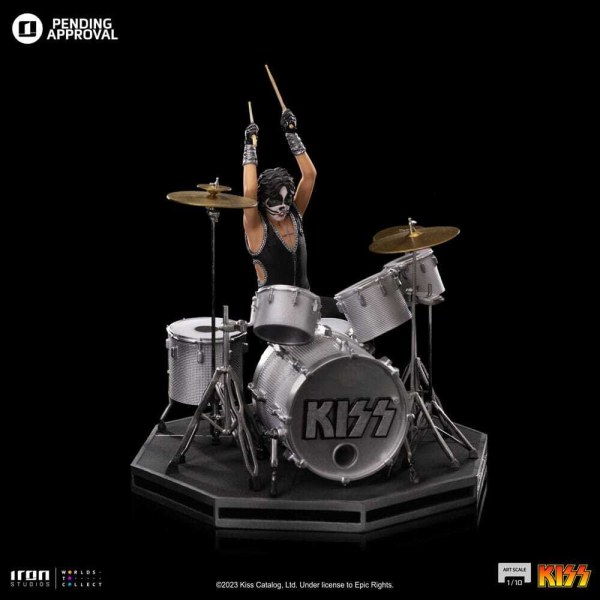Kiss statuette Art Scale 1/10 Peter Criss Limited Edition 22 cm