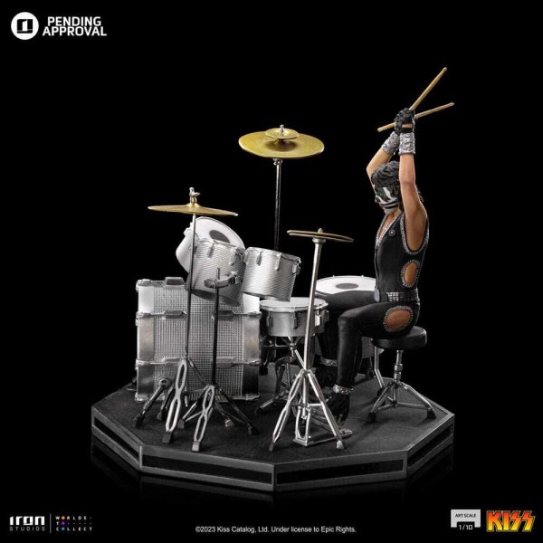 Kiss statuette Art Scale 1/10 Peter Criss Limited Edition 22 cm