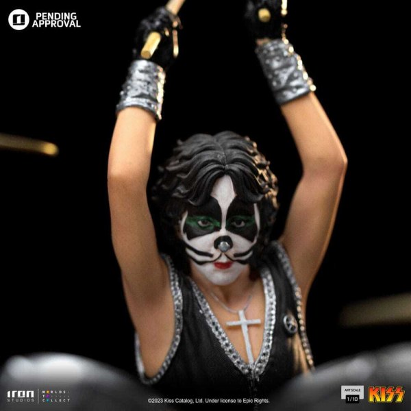 Kiss statuette Art Scale 1/10 Peter Criss Limited Edition 22 cm