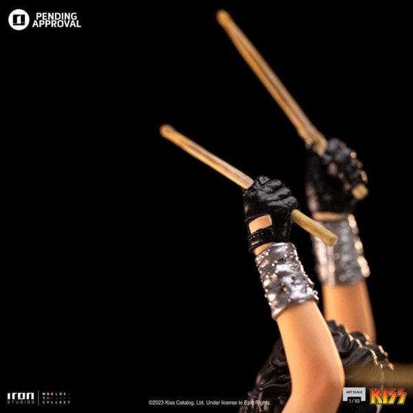 Kiss statuette Art Scale 1/10 Peter Criss Limited Edition 22 cm
