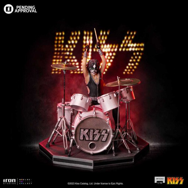 Kiss statuette Art Scale 1/10 Peter Criss Limited Edition 22 cm