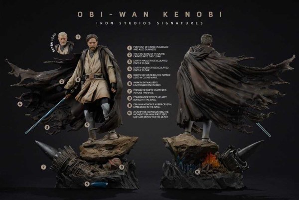 Art Scale Obi-Wan Signatures 26 cm - Iron Studios Star Wars