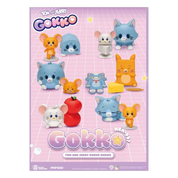 Tom & Jerry Assortment Blind Box Figures Gokko Series (6)