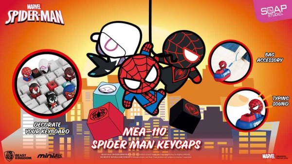 Spider Man assortment figurines Mini Egg Attack Blind Box keycaps 5 cm (6)