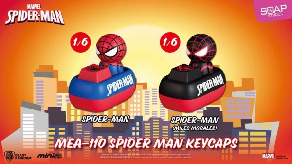 Spider Man assortment figurines Mini Egg Attack Blind Box keycaps 5 cm (6)