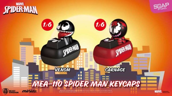 Spider Man assortment figurines Mini Egg Attack Blind Box keycaps 5 cm (6)