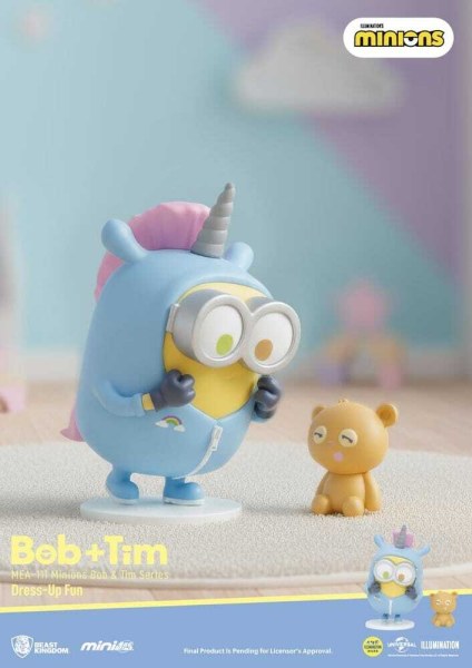 Minions assortment figurines Mini Egg Attack Blind Box Minions bob & tim series 9 cm (6)