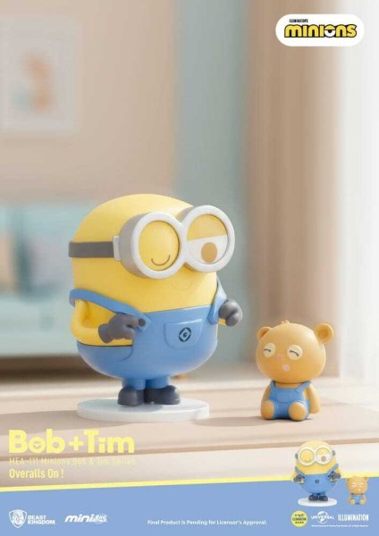 Minions assortment figurines Mini Egg Attack Blind Box Minions bob & tim series 9 cm (6)