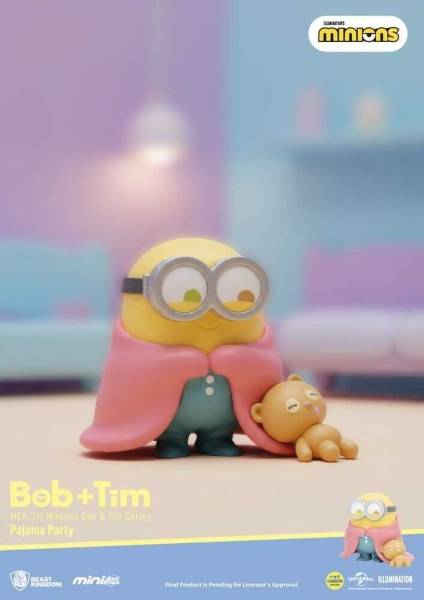 Minions assortment figurines Mini Egg Attack Blind Box Minions bob & tim series 9 cm (6)