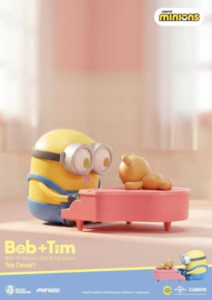 Minions assortment figurines Mini Egg Attack Blind Box Minions bob & tim series 9 cm (6)