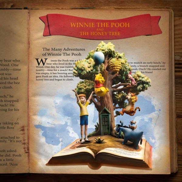 Deluxe Art Scale Winnie the Pooh and Friends (100th Anniversary) 31 cm - Iron Studios Disney Classics
