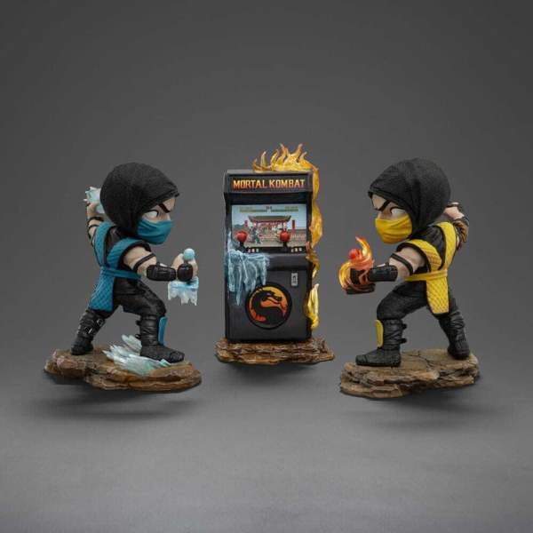 Mini Co. Scorpion vs. Subzero Arcade, 2 figures Set 15 cm - Iron Studios Mortal Kombat