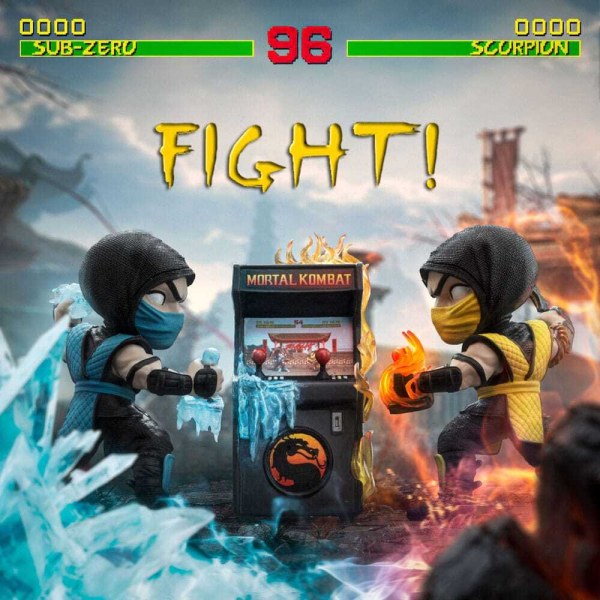 Mini Co. Scorpion vs. Subzero Arcade, 2 figures Set 15 cm - Iron Studios Mortal Kombat