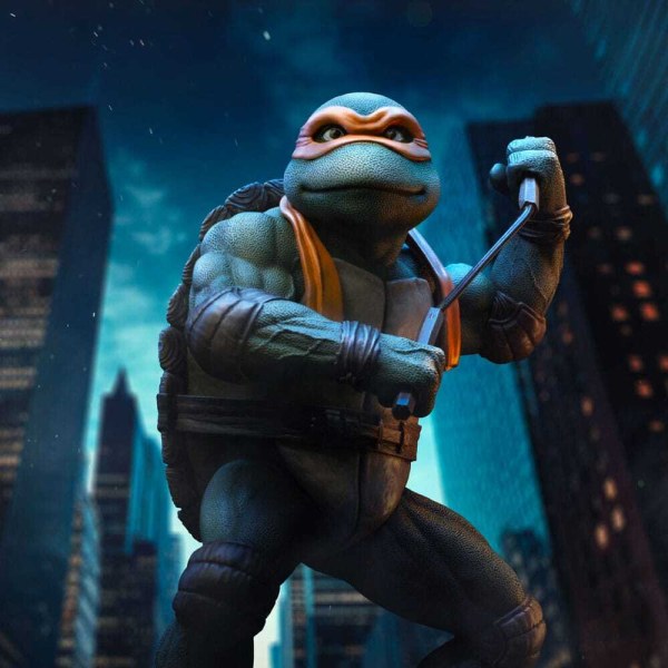 Teenage Mutant Ninja Turtles 1/10 scale statue , Art Scale Michelangelo, 19 cm