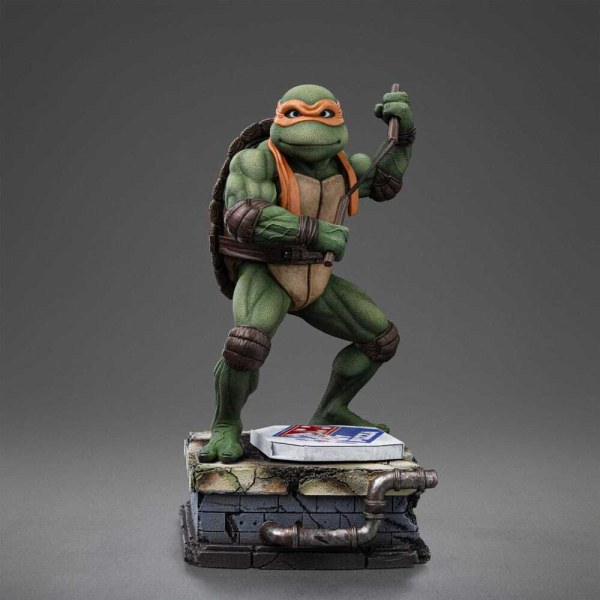 Teenage Mutant Ninja Turtles 1/10 scale statue , Art Scale Michelangelo, 19 cm