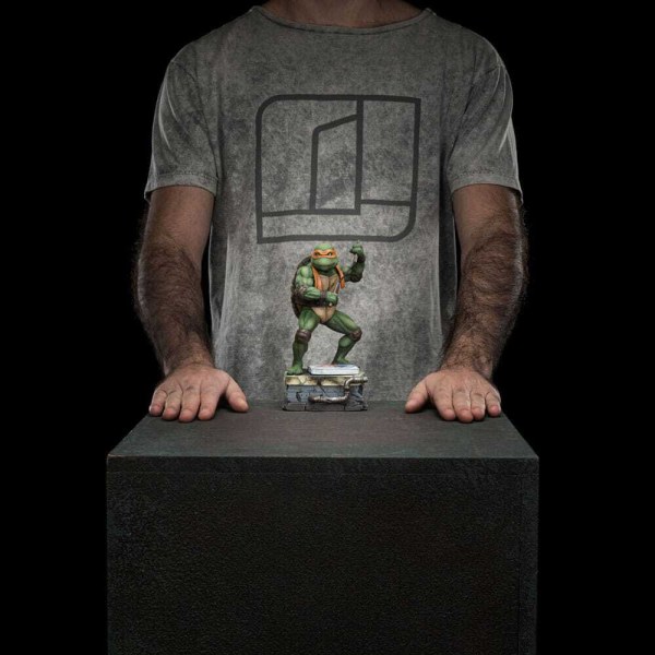 Teenage Mutant Ninja Turtles 1/10 scale statue , Art Scale Michelangelo, 19 cm