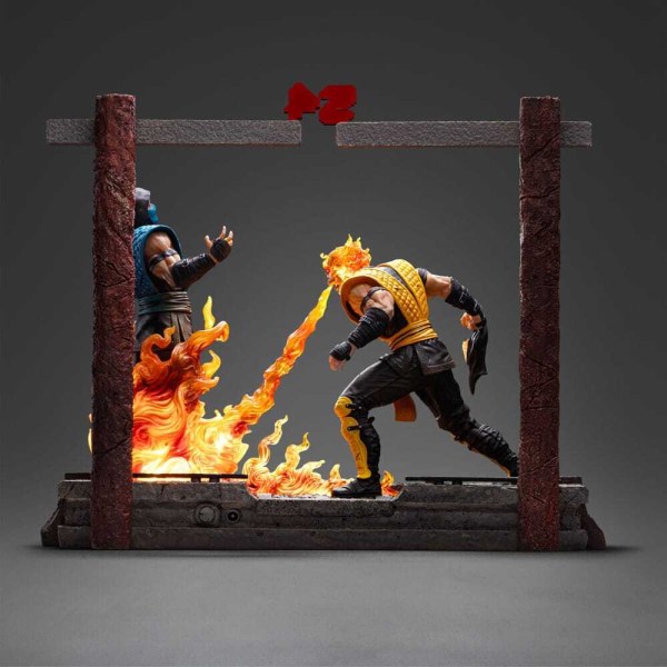 Mortal Kombat statuette 1/10 Deluxe Art Scale Scorpion Fatality 27 cm