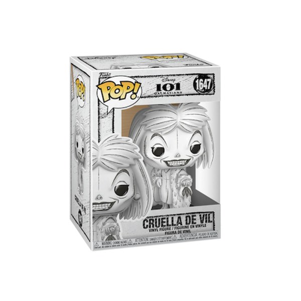 FUNKO POP! 1647 Sketched Cruella De Vil - Disney 101 Dalmatians