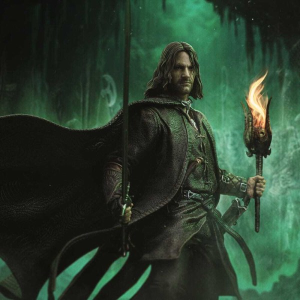 The Lord of the Rings 1/10 Art Scale Aragorn Unleashed statue, 31 cm