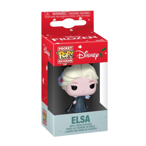Pocket Pop Keychain Princess Holiday Elsa - Disney Frozen