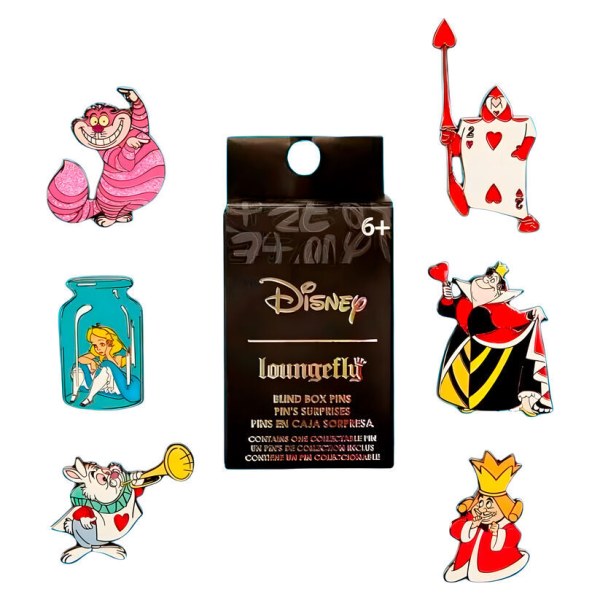 ALICE IN WONDERLAND MYSTERY BOX PIN - DISNEY LOUNGEFLY