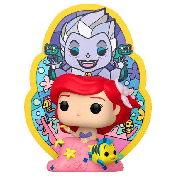 FUNKO Pop! 1702 Deluxe Ariel with Ursula Stained Glass - Disney The Little Mermaid