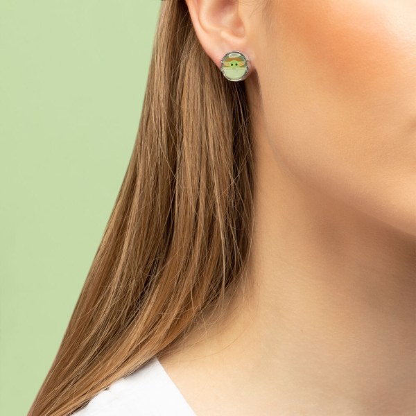Set of 3 pairs of Baby Yoda Star Wars earrings