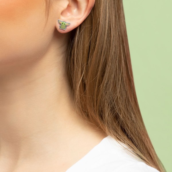 Set of 3 pairs of Baby Yoda Star Wars earrings