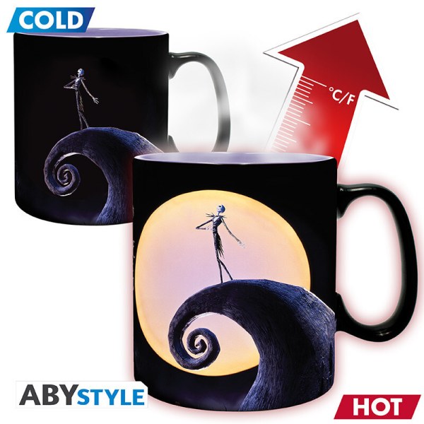 JACK & MOON MUG HEAT CHANGE - DISNEY NIGHTMARE BEFORE CHRISTMAS