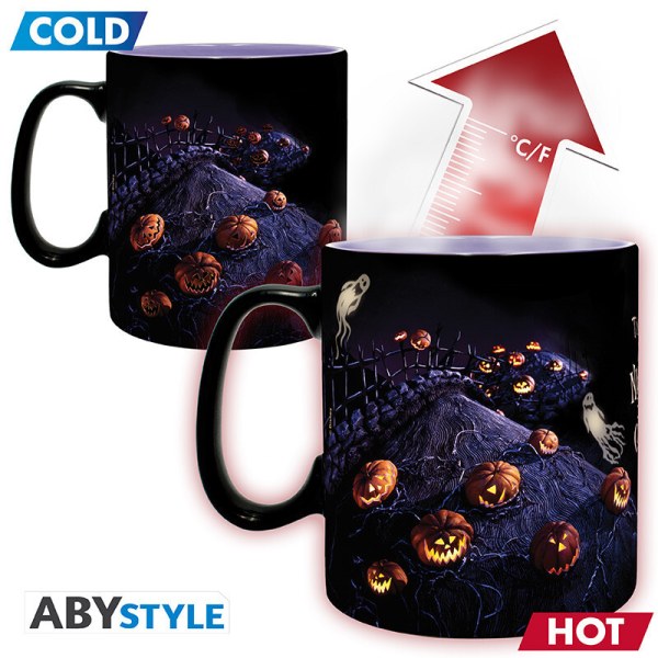 JACK & MOON MUG HEAT CHANGE - DISNEY NIGHTMARE BEFORE CHRISTMAS