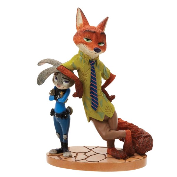 Nick Wilde & Judy Hopps Figurine – Zootopia - Disney Showcase Collection