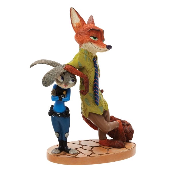 Nick Wilde & Judy Hopps Figurine – Zootopia - Disney Showcase Collection