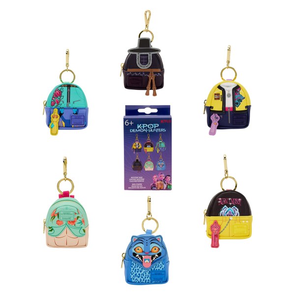 KPop Demon Hunters Mystery Mini Backpack Keychain - Loungefly Netflix