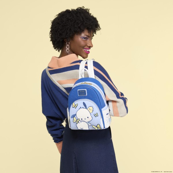 Pochacco Gingham Mini Backpack - Loungefly Sanrio