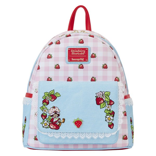 Strawberry Shortcake denim Mini Backpack - Loungefly