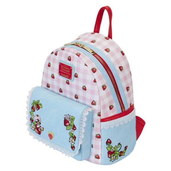 Strawberry Shortcake denim Mini Backpack - Loungefly