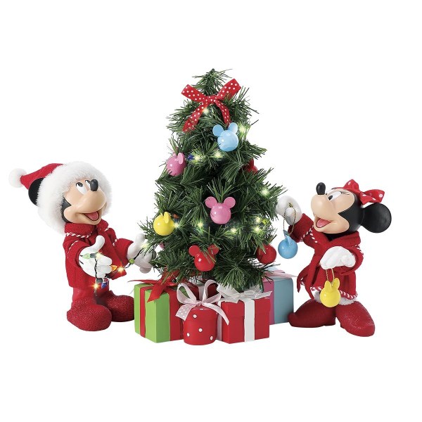 MICKEY & MINNIE MOUSE DECORATION - DISNEY DEPARTMENT 56