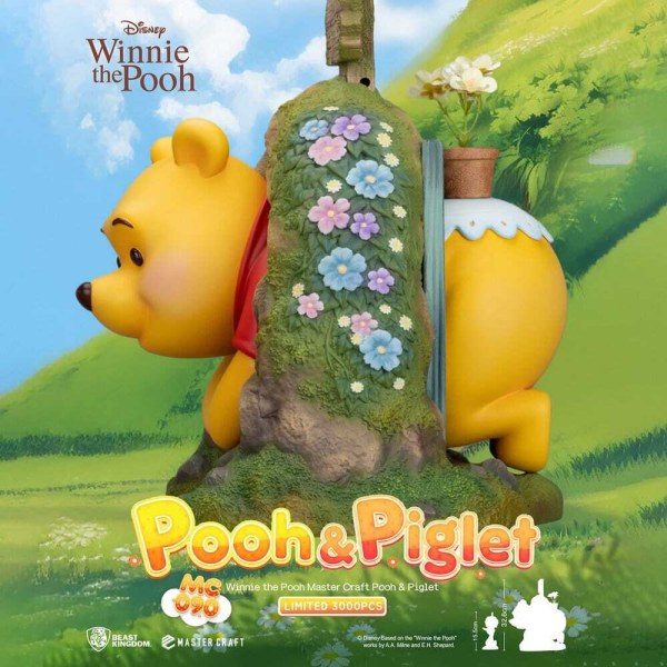 Disney Master Craft Pooh & Piglet statuette 33 cm