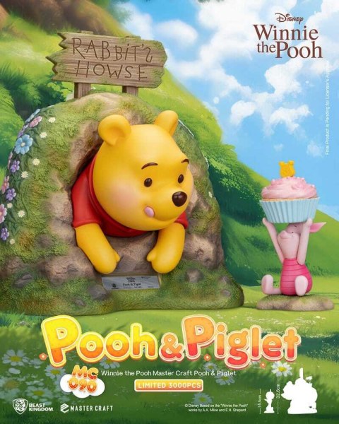 Disney Master Craft Pooh & Piglet statuette 33 cm